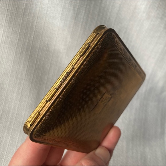 Vintage Mascot ASB brand MCM Brass Cigarette Case! - Picture 3 of 6